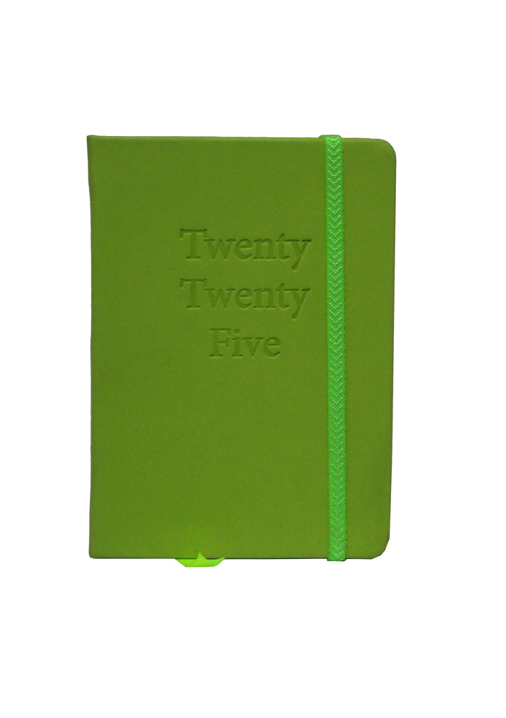 Green A5 Classic Leather Planner