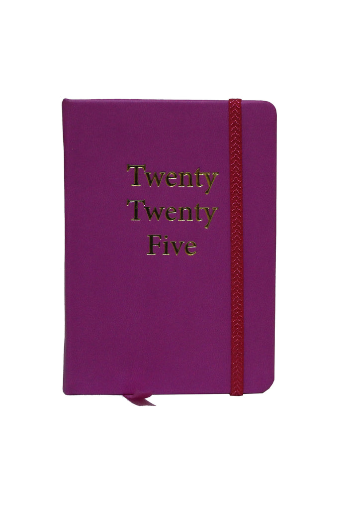 Pink A5 Classic Leather Planner