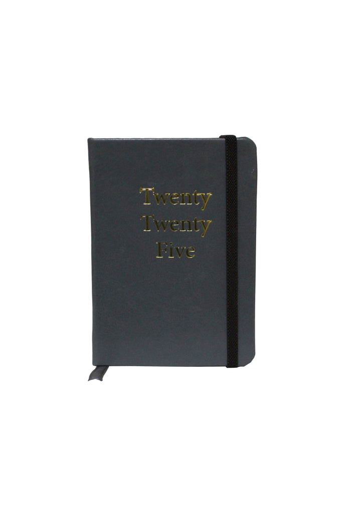 Dark Grey A6 Classic Leather Planner