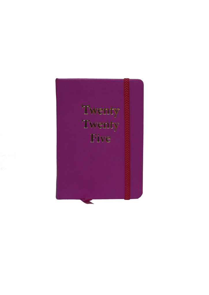 Pink A6 Classic Leather Planner