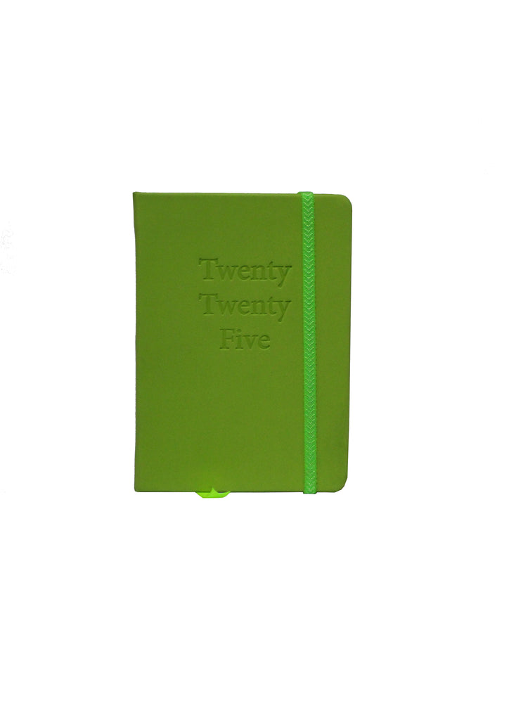 Green A6 Classic Leather Planner