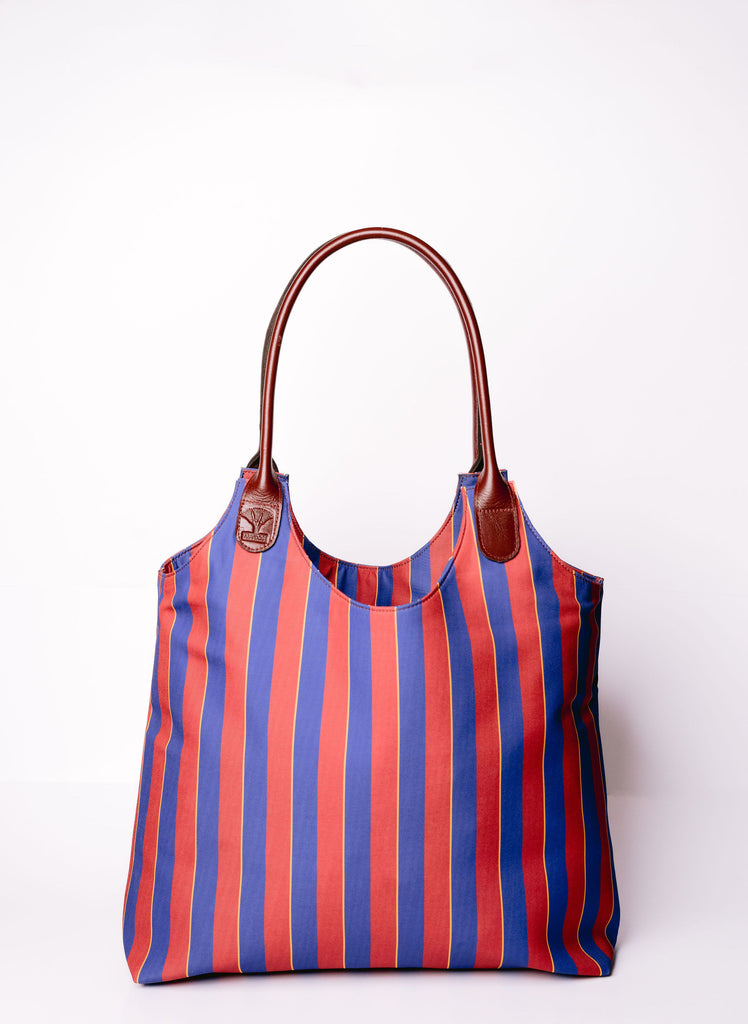 Blue & Red Tote Bag