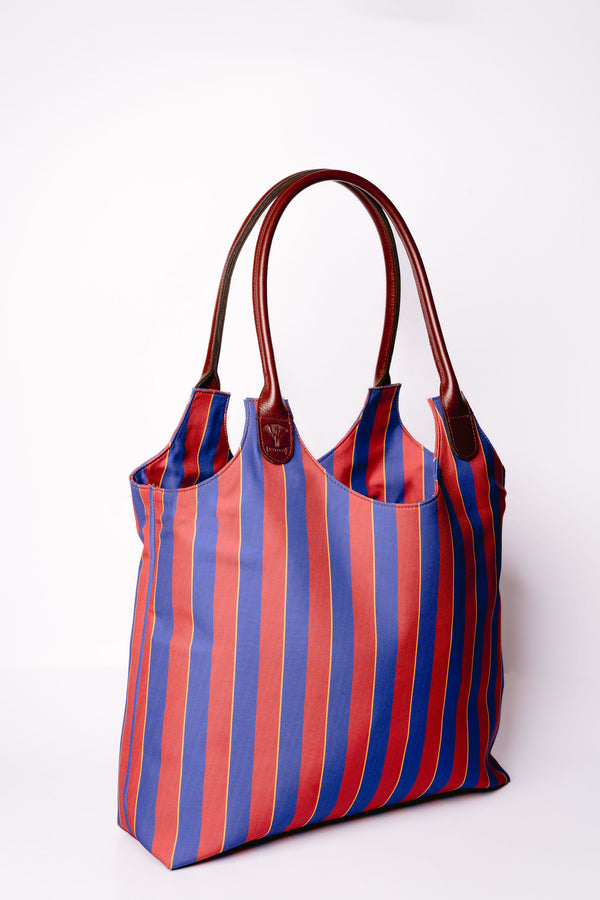 Blue & Red Tote Bag