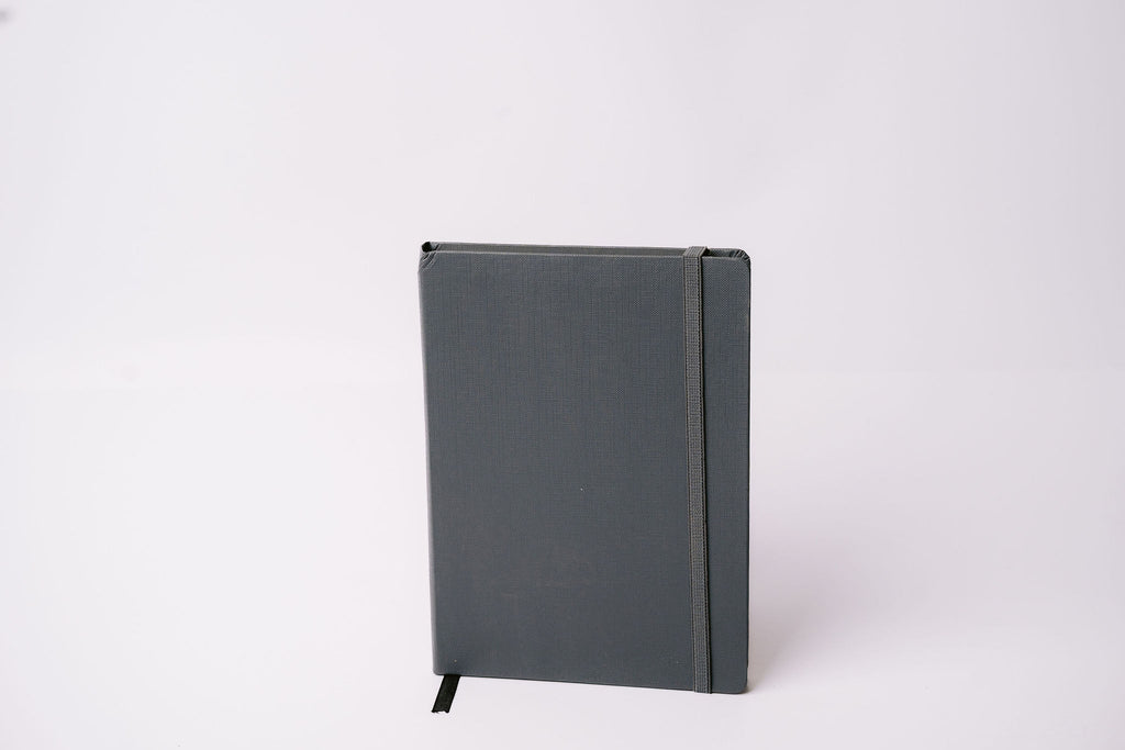 Dark Grey  Classic Leather A5 Notebook