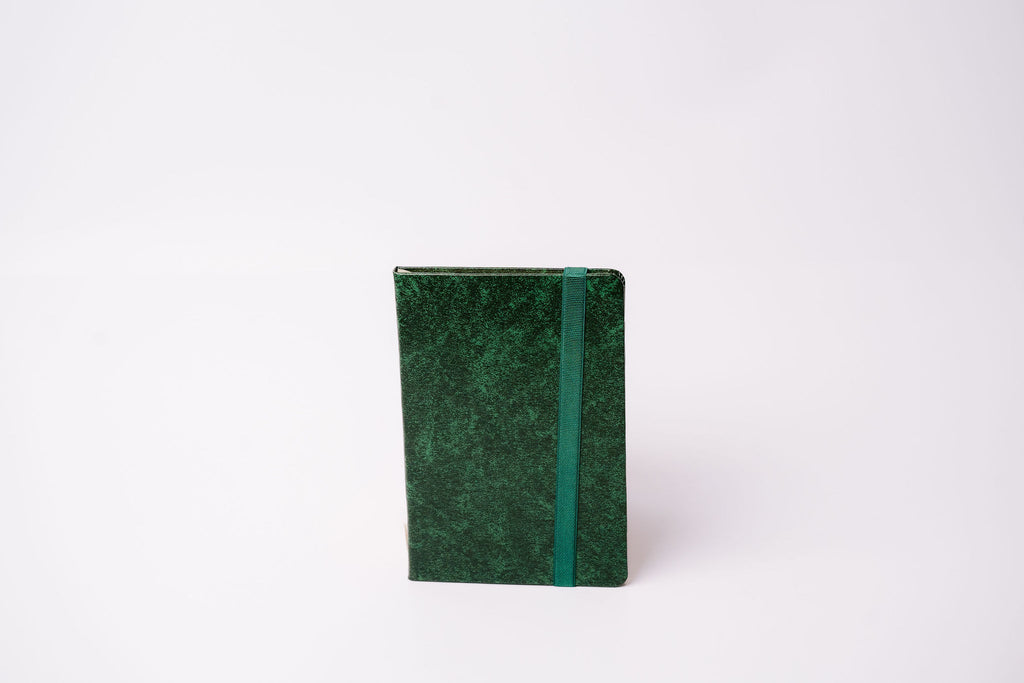 Snake Green  Classic Leather A5 Notebook