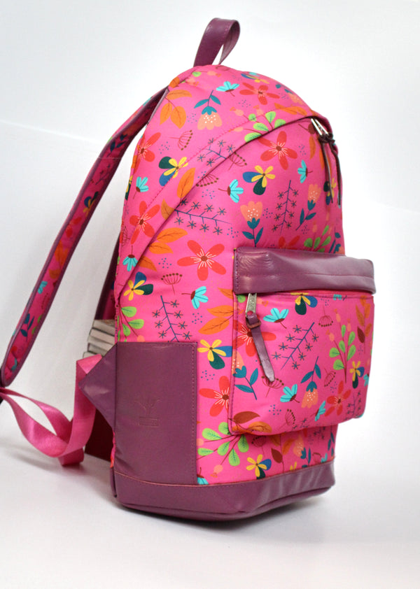 Floral Pink Backpack