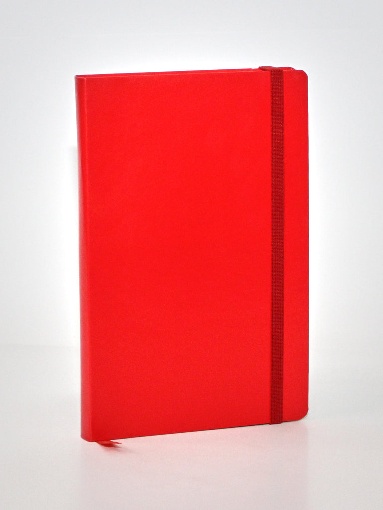 Red Classic Leather A5 Daily Planner