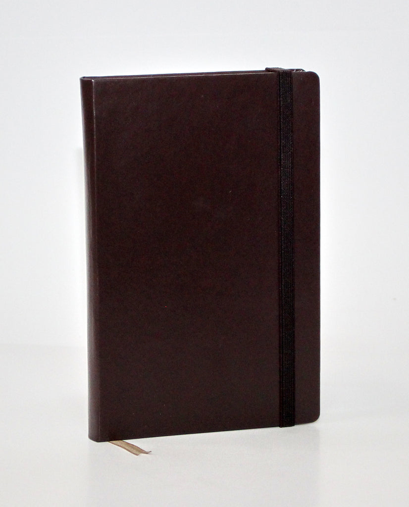 Coffee Brown Classic Leather A5 Daily Planner