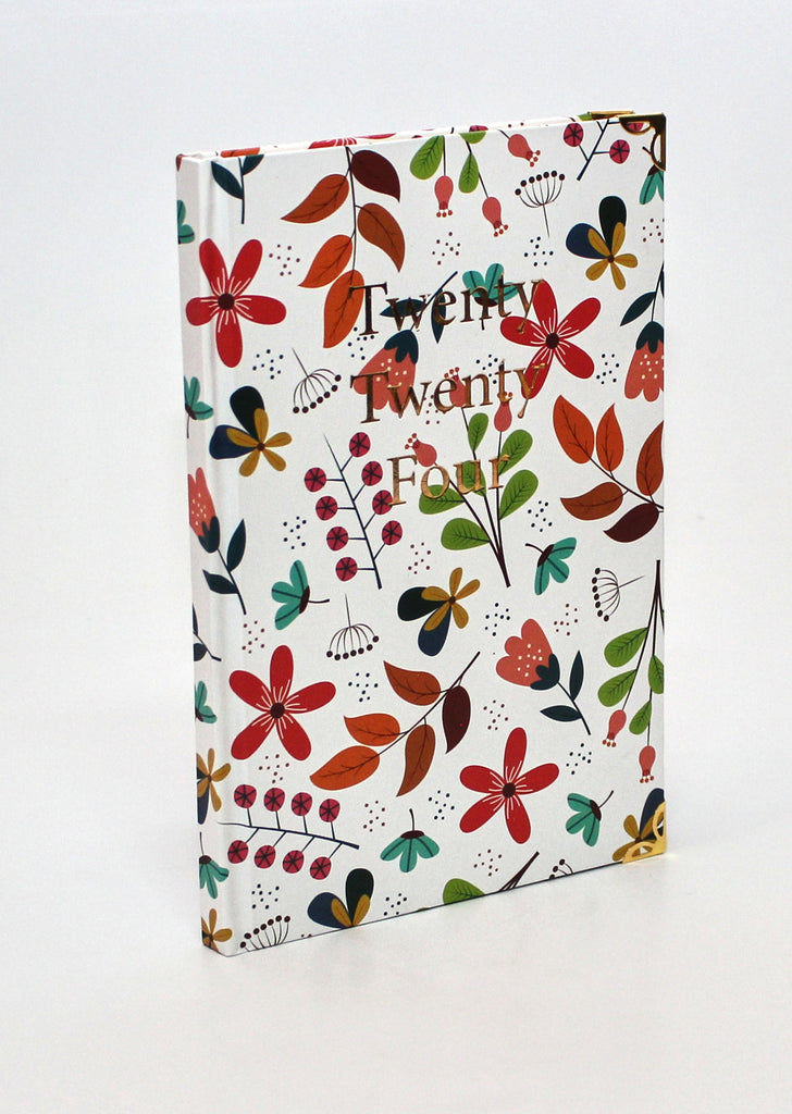 Floral White Weekly Planner