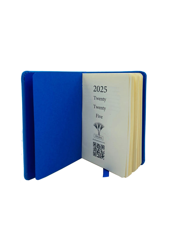 Royal Blue A6 Classic Leather Planner