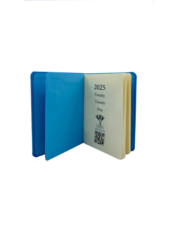 Sky Blue A5 Classic Leather Planner