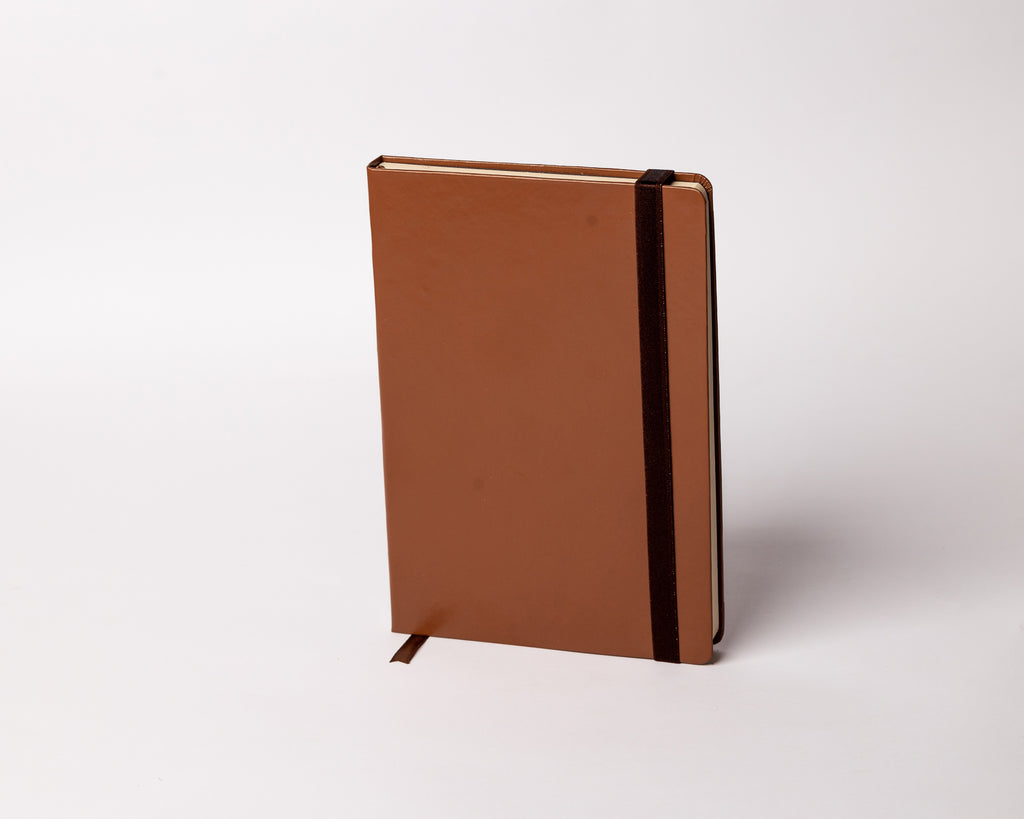 Brown A5 Classic Leather  Notebook