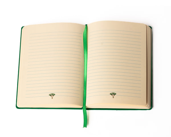 Olive Green Classic Leather A5 Notebook