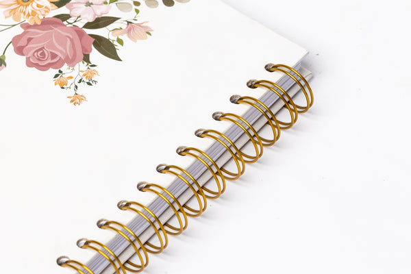 Bouquet Spiral Notebook - Hardcover, A5, Lined