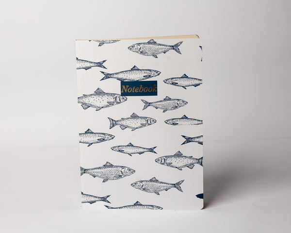 Marine Life Notebook - Softcover, A4, Lined