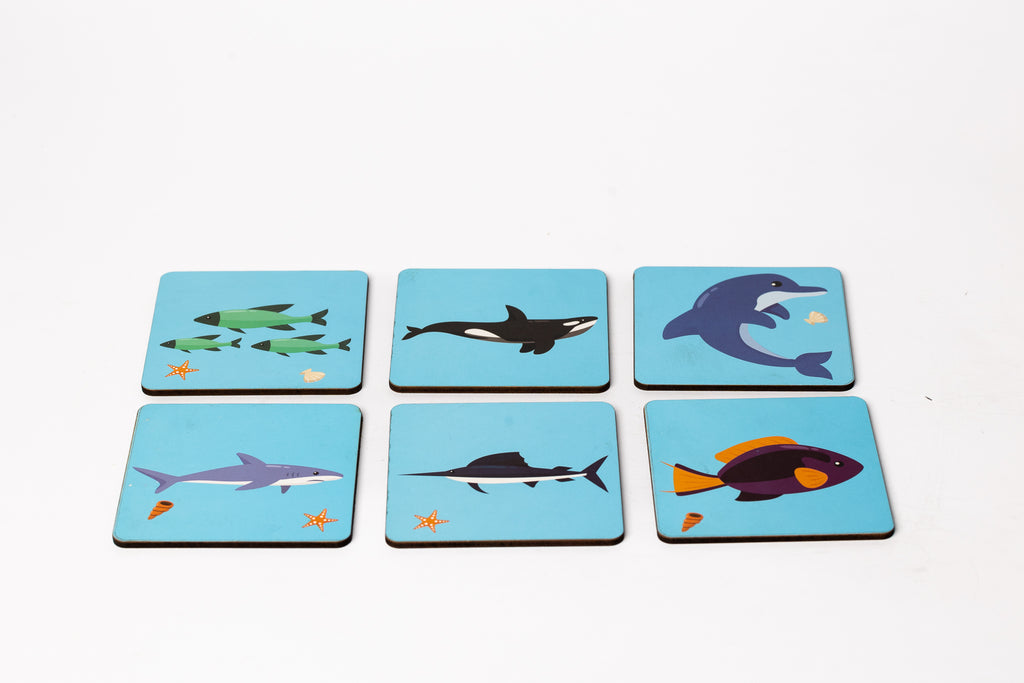 Marine Life Coasters