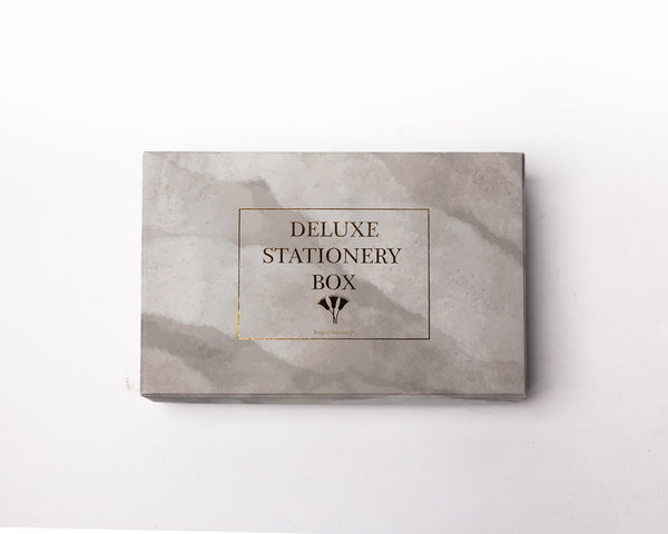 Marble Deluxe Stationery Box